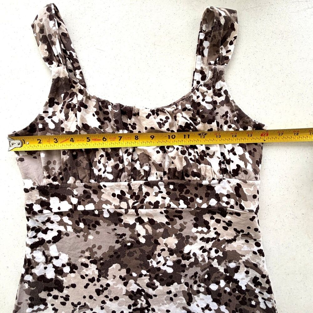 Ann Taylor Womens Babydoll Top Size Medium Square Neck Mob Wife Summer Tank - Picture 2 of 5
